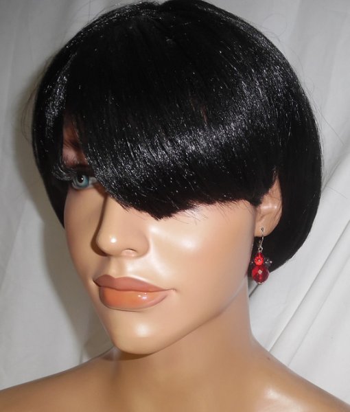 Brincos originais de flores pretas com contas de cristal vermelho