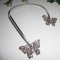 Colar original de borboleta de cristal Swarovski