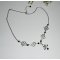 Tiara de cristal negro da Boémia com motivos celtas 2 em 1