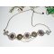 Tiara de bronze com strass de cristal Swarovski rosa e púrpura