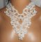 Conjunto Colar Ceremonial com padrão arabesco e flores com cristal Swarovski