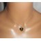 Pingente de coração de cristal Swarovski verde sobre corrente de prata 925