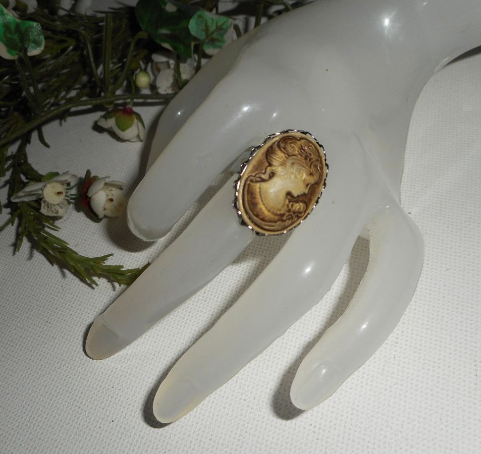 Anel camuflado castanho