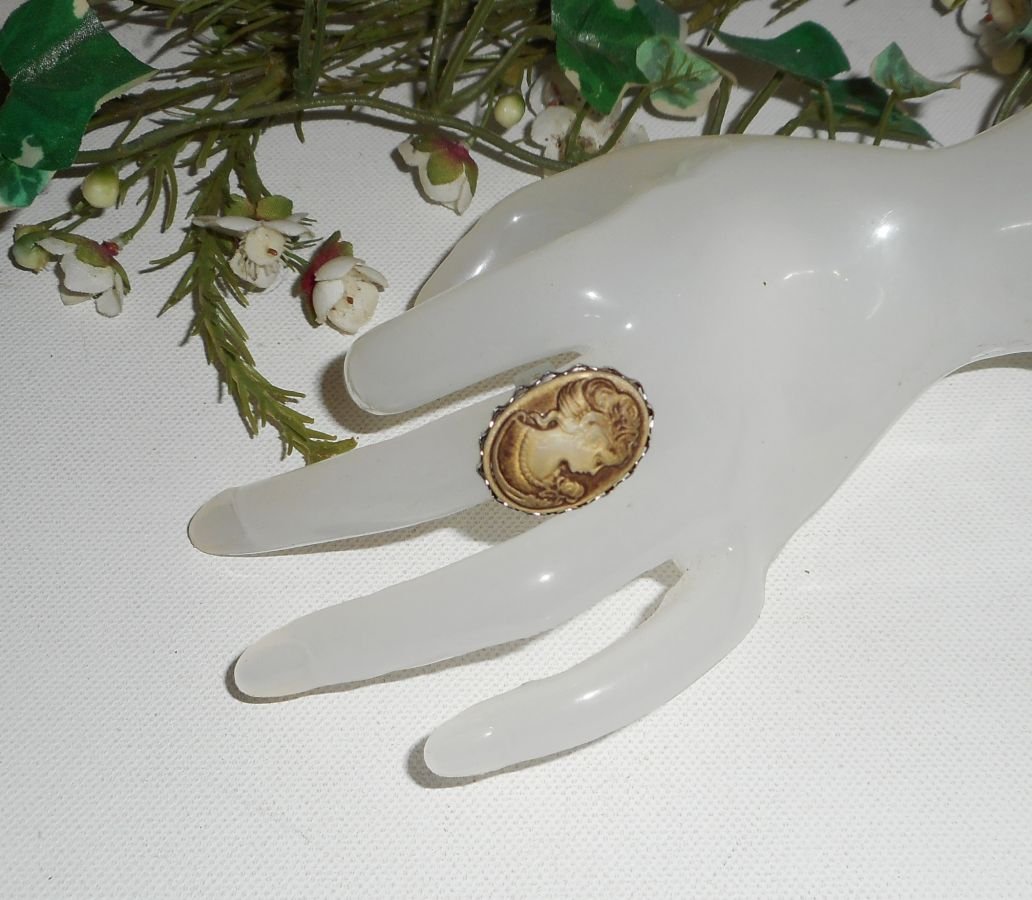 Anel camuflado castanho