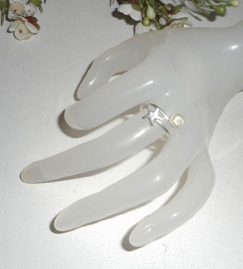 Anel Original 925 Sterling Silver Ring com Nota Musical St. Lucia Eye 