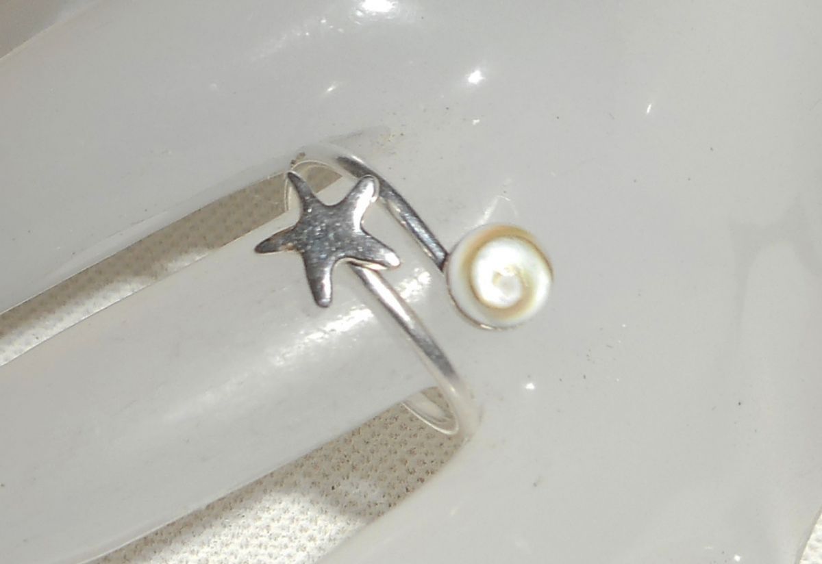 Anel Original 925 Sterling Silver Ring com Nota Musical St. Lucia Eye 