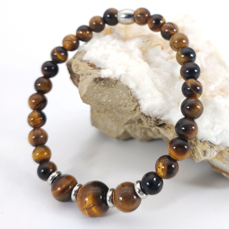 Pulseira de pedra ocular de Tigre 