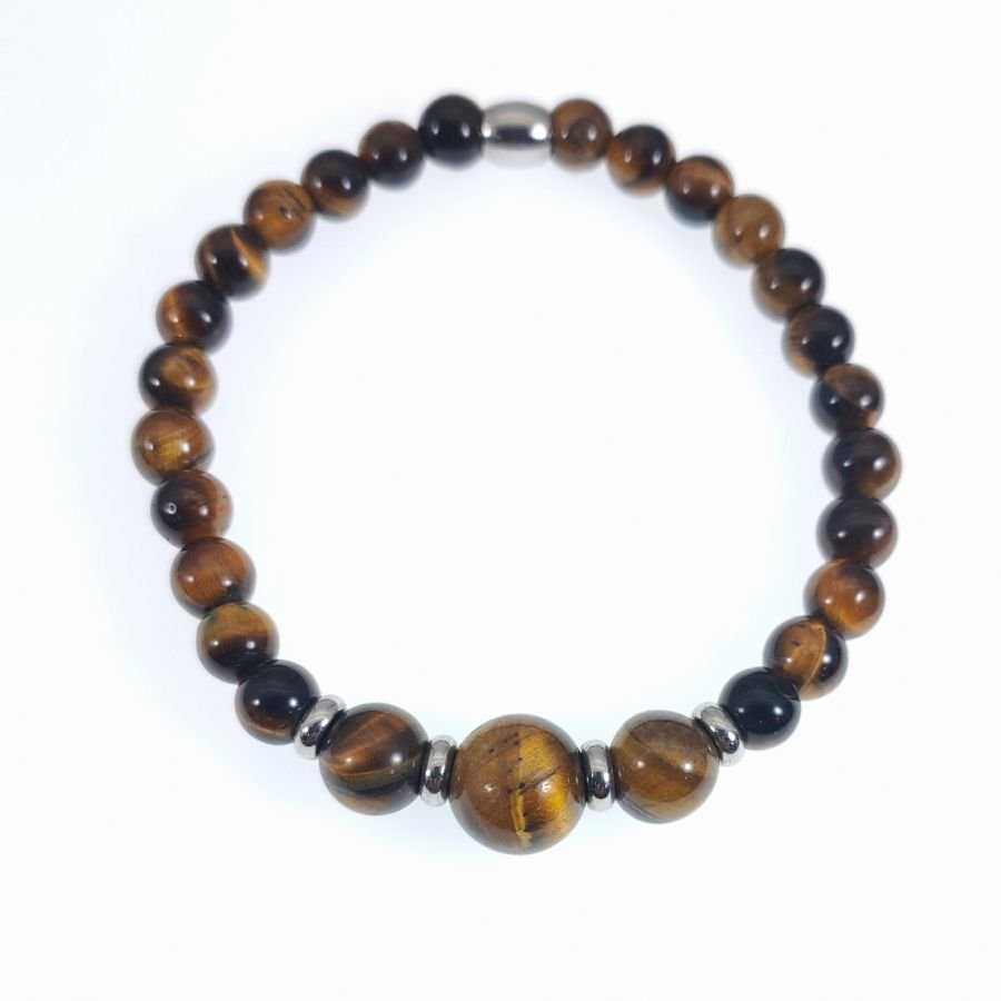 Pulseira de pedra ocular de Tigre 